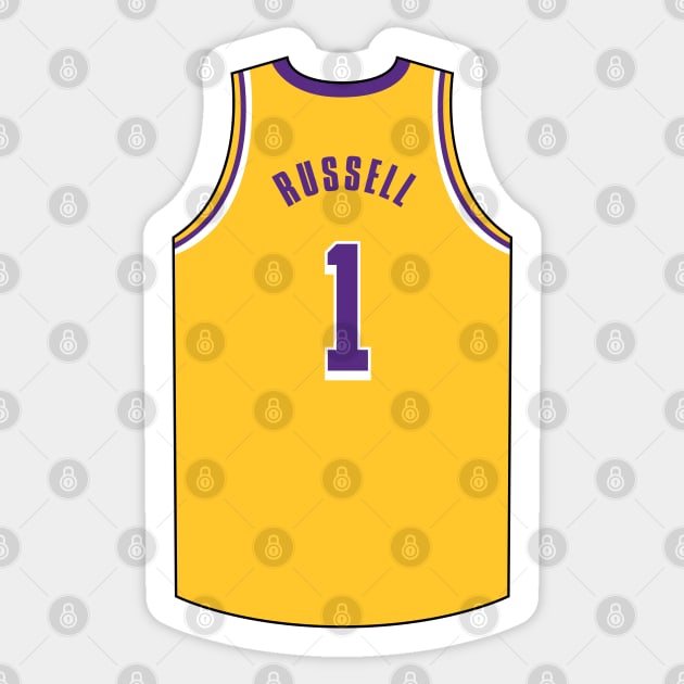 Dangelo russell jersey sales